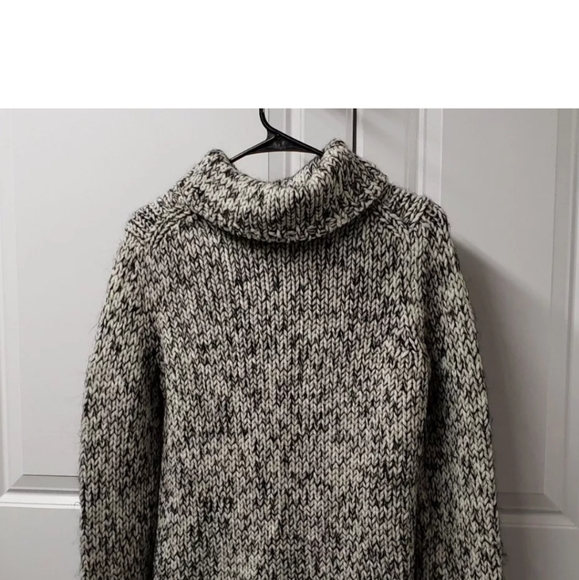 Express Women's Sweater Size: Large Wool Mohair Blend Mock - Picture 6 of 11